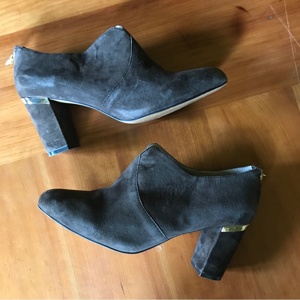 Adrienne Vittadini Suede Block Heels